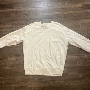 White Lululemon Crewneck Sweater